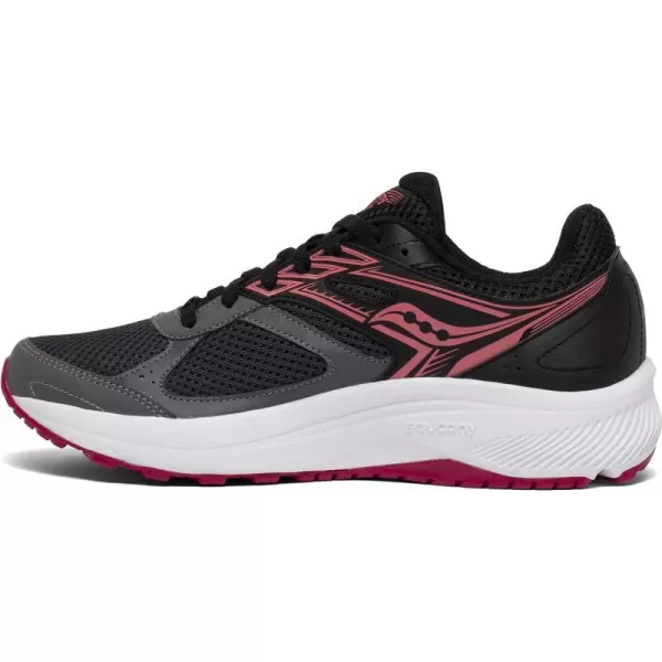 imageSaucony Womens Cohesion 14 Road Running ShoeCharcoalCoral