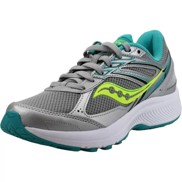 imageSaucony Womens Cohesion 14 Road Running ShoeGreyTealCitron