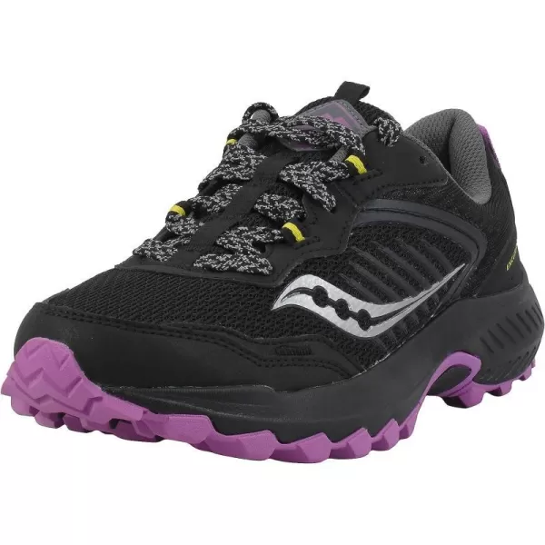 imageSaucony Womens Excursion Tr15 Trail Running ShoeBlackPurpleYellow