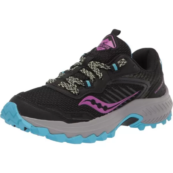 imageSaucony Womens Excursion Tr15 Trail Running ShoeBlackRazLime