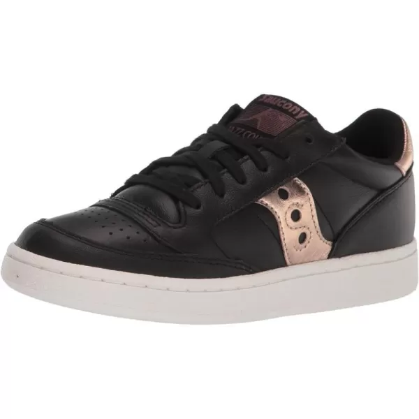 imageSaucony Womens Jazz Court SneakerBlackRose Gold