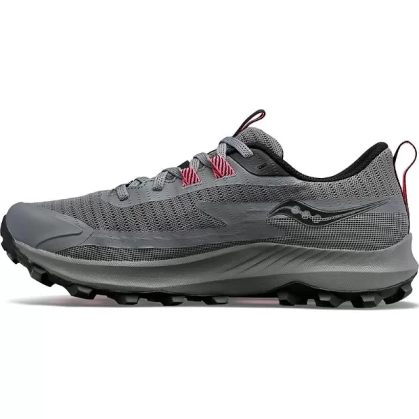 imageSaucony Womens Peregrine 13 Trail Running ShoeGravelBlack