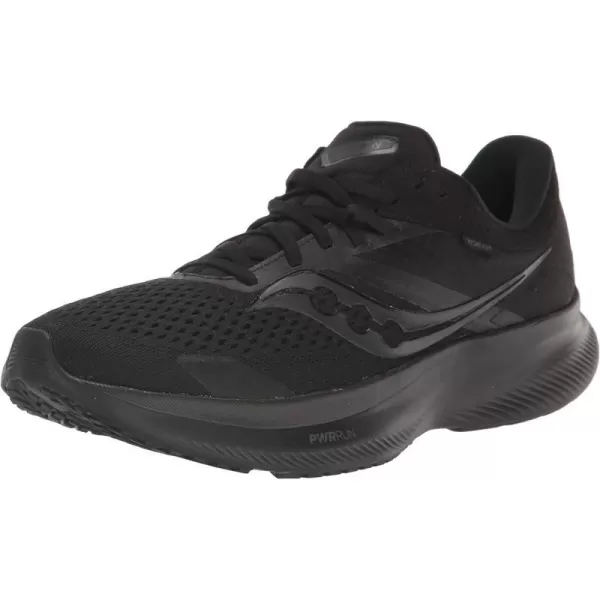 imageSaucony Womens Ride 16 SneakerBlackBlackBlack