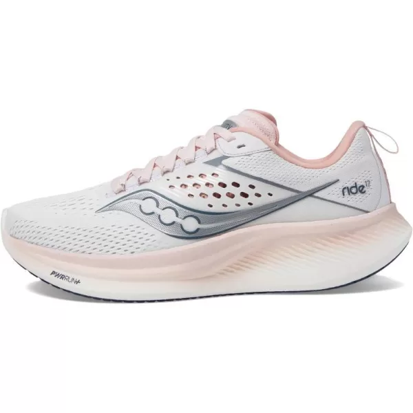 imageSaucony Womens Ride 17 SneakerWhiteLotus