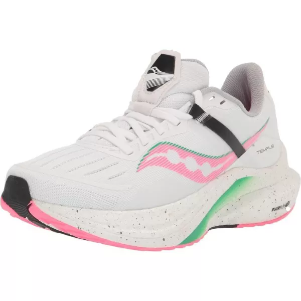 imageSaucony Womens Tempus Running ShoeWhiteVizi Pink