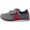 imageSaucony Baby Girls Baby Jazz Hook Loop SeasonalGreyNavyRed