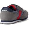 imageSaucony Baby Girls Baby Jazz Hook Loop SeasonalGreyNavyRed