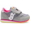 imageSaucony Baby Girls Baby Jazz Hook Loop SeasonalGreyPink
