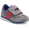 imageSaucony Baby Girls Baby Jazz Hook Loop SeasonalGreyRed