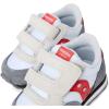 imageSaucony Baby Girls Baby Jazz Hook Loop SeasonalWhiteGreyRed