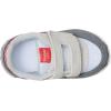 imageSaucony Baby Girls Baby Jazz Hook Loop SeasonalWhiteGreyRed