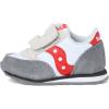 imageSaucony Baby Girls Baby Jazz Hook Loop SeasonalWhiteGreyRed