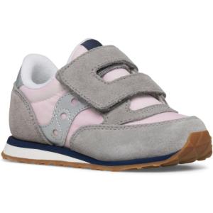imageSaucony Baby Girls Baby Jazz Hook Loop SeasonalBlushGreySilver
