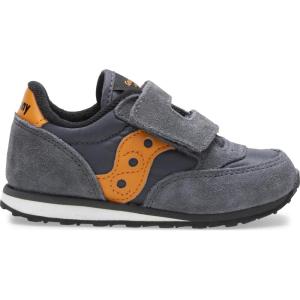 imageSaucony Baby Girls Baby Jazz Hook Loop SeasonalGreyOrange