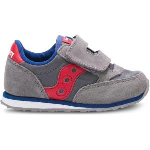 imageSaucony Baby Girls Baby Jazz Hook Loop SeasonalGreyRed