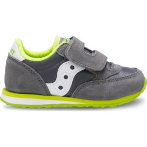 imageSaucony Baby Girls Baby Jazz Hook Loop SeasonalGreyWhite