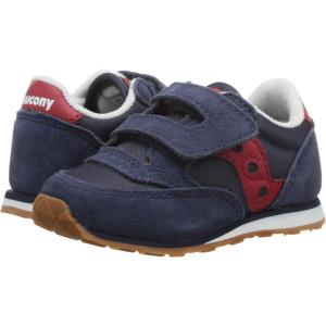 imageSaucony Baby Girls Baby Jazz Hook Loop SeasonalNavyRed