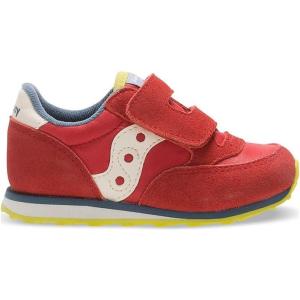 imageSaucony Baby Girls Baby Jazz Hook Loop SeasonalRedBlueLime