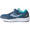 imageSaucony UnisexChild Cohesion 14 Alternative Closure Jr Running ShoeNavyTurqPurple