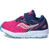 imageSaucony UnisexChild Cohesion 14 Alternative Closure Jr Running ShoePinkNavy