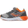 imageSaucony UnisexChild Wind Alternative Closure 20 SneakerGreyOrange