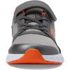 imageSaucony UnisexChild Wind Alternative Closure 20 SneakerGreyOrange