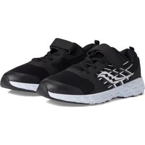 imageSaucony UnisexChild Wind Alternative Closure 20 SneakerBlackWhite
