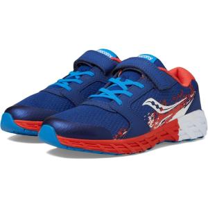 imageSaucony UnisexChild Wind Alternative Closure 20 SneakerNavyRedWhite