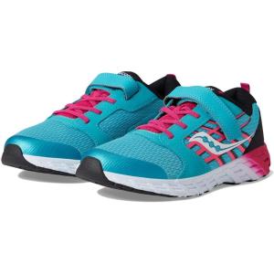 imageSaucony UnisexChild Wind Alternative Closure 20 SneakerTurqPinkBlack