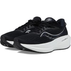 imageSaucony Womens Triumph 21 SneakerBlackWhite
