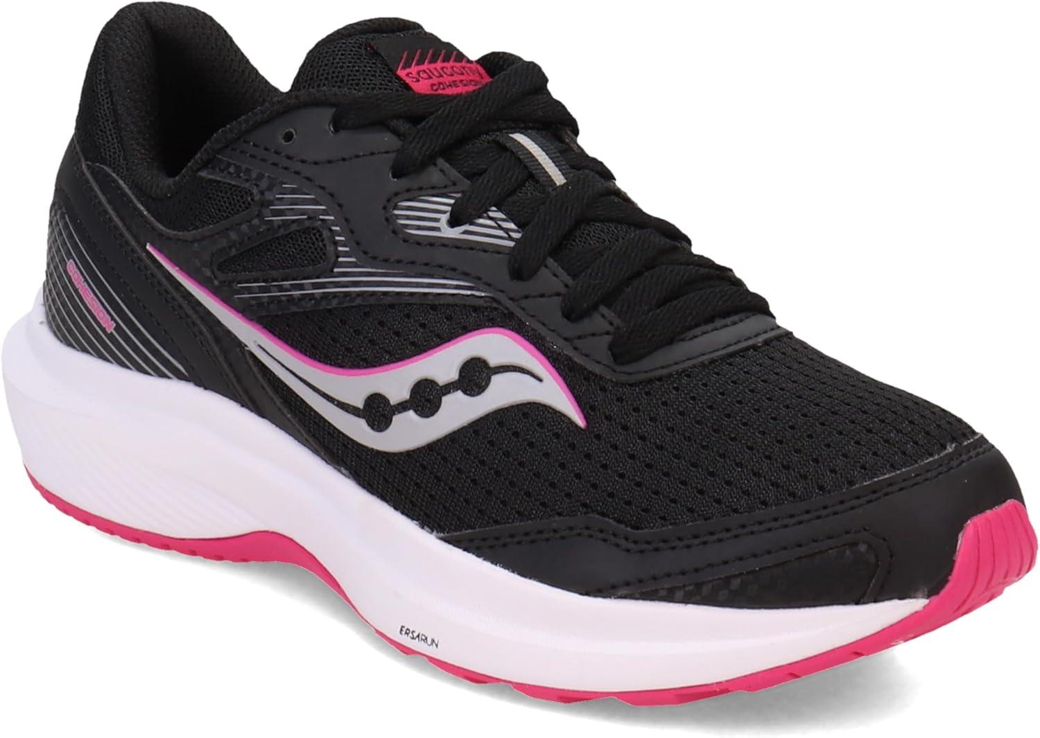 imageSaucony Womens Cohesion 16 SneakerBlackFuchsia