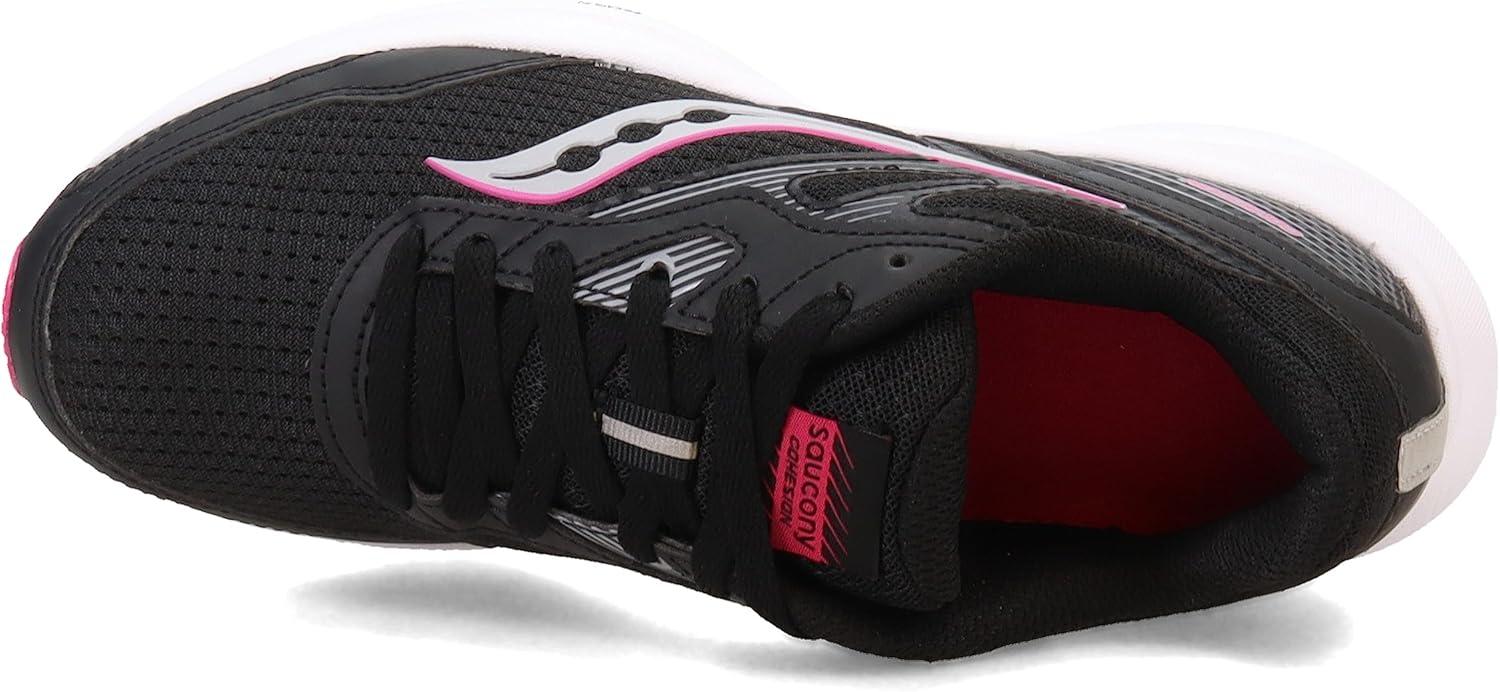imageSaucony Womens Cohesion 16 SneakerBlackFuchsia