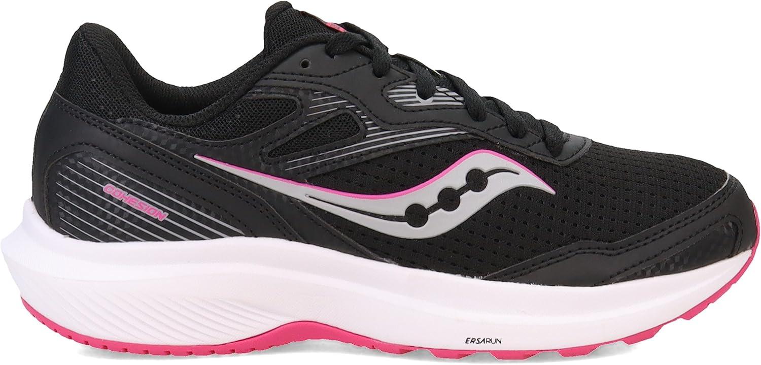 imageSaucony Womens Cohesion 16 SneakerBlackFuchsia