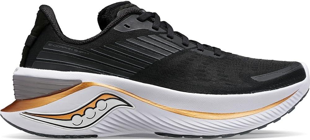 imageSaucony Womens Endorphin Shift 3 Running ShoeBlackGoldstruck