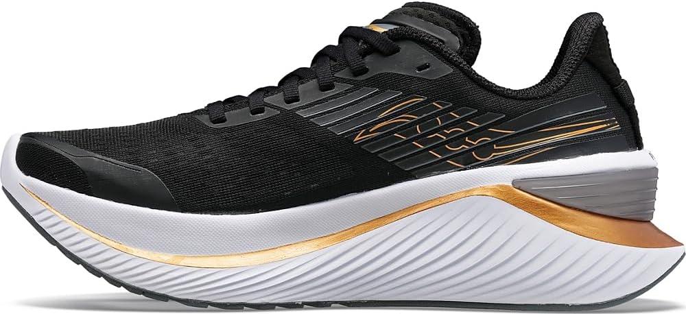 imageSaucony Womens Endorphin Shift 3 Running ShoeBlackGoldstruck