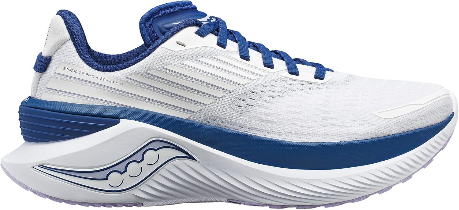imageSaucony Womens Endorphin Shift 3 Running ShoeWhiteIndigo