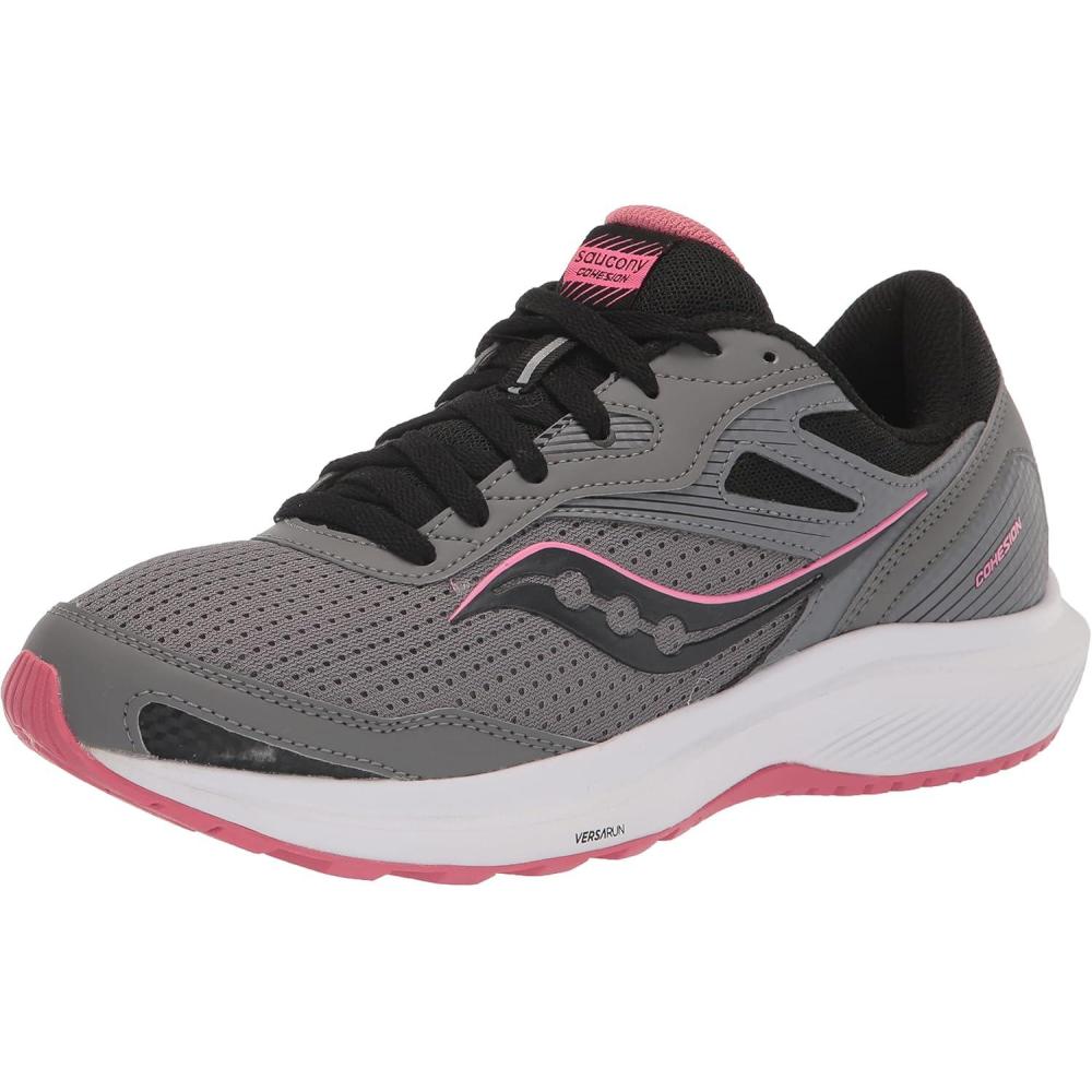 imageSaucony Womens Cohesion 16 SneakerCharcoalPetal