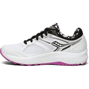 imageSaucony Womens Cohesion 14 Road Running ShoeWhite  Black