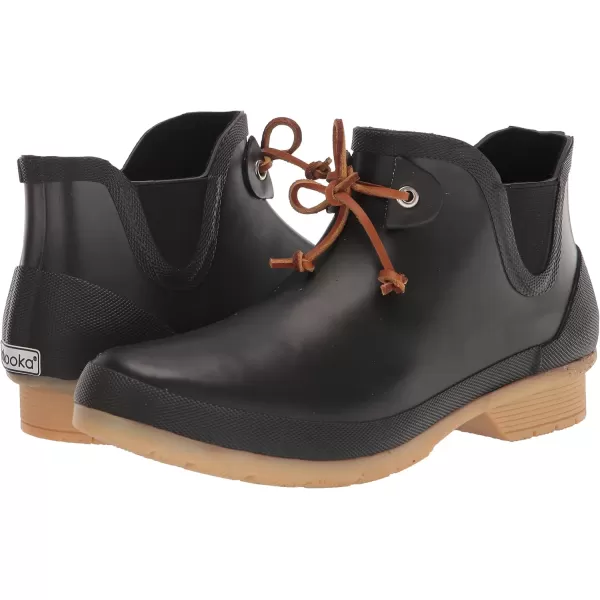 Chooka Women's Classic Tie Waterproof Bootie Rain Boot