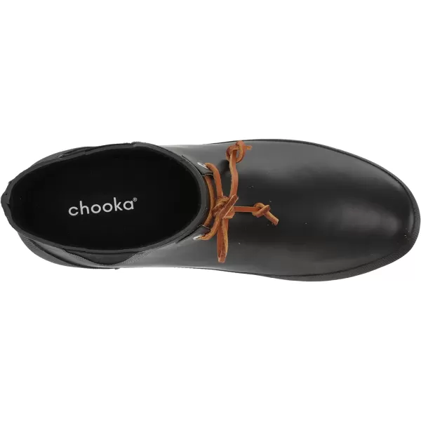 Chooka Women's Classic Tie Waterproof Bootie Rain Boot