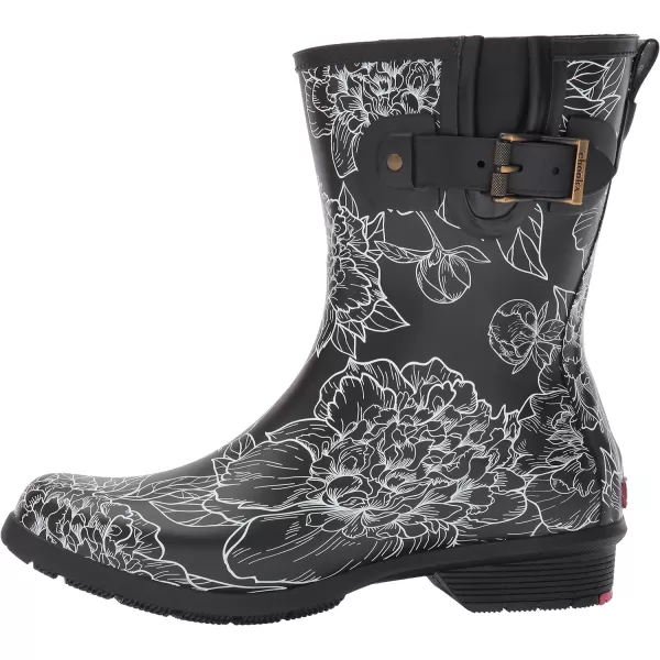 Chooka Women's Rain Boot's Mid-Height Printed Memory Foam, Cora