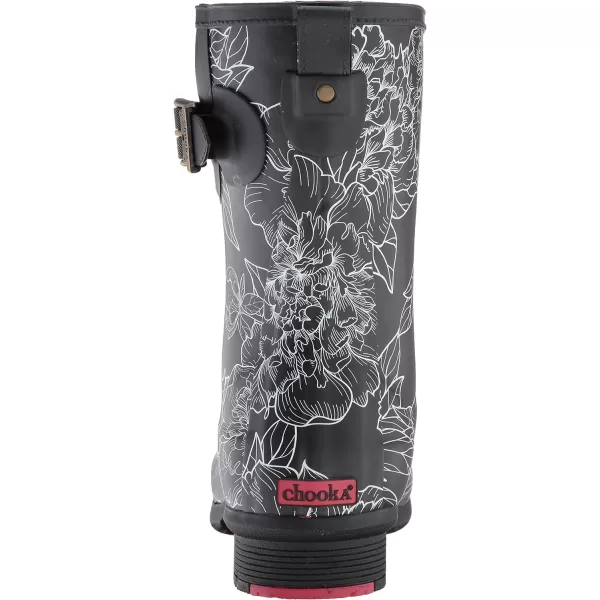 Chooka Women's Rain Boot's Mid-Height Printed Memory Foam, Cora