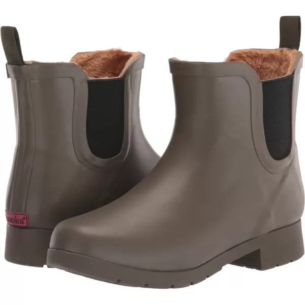 Chooka Women's Waterproof Plush Chelsea Bootie Chelsea Boot