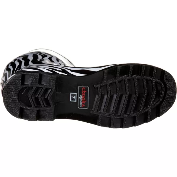 Chooka Women's Zebra Rose Rainboot
