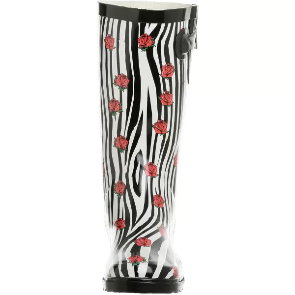 Chooka Women's Zebra Rose Rainboot