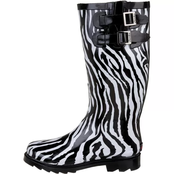 Chooka Women's Zebra Rose Rainboot