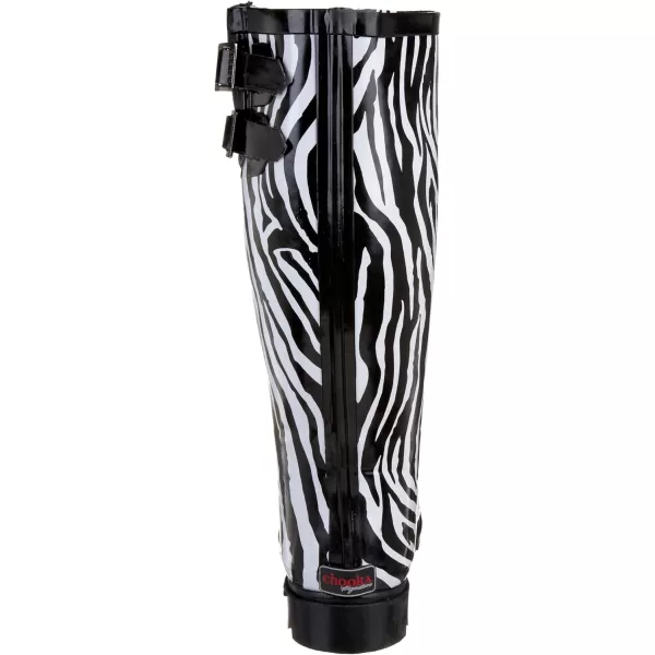 Chooka Women's Zebra Rose Rainboot