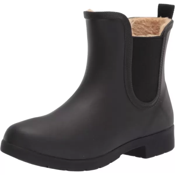 Chooka Women's Waterproof Plush Chelsea Bootie Rain Boot