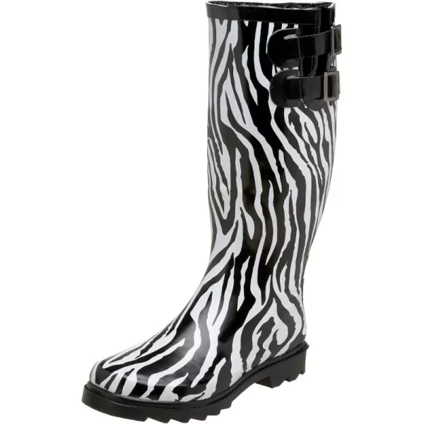 Chooka Women's Zebra Rose Rainboot