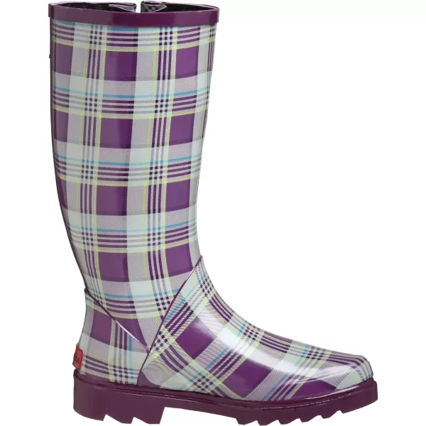 Chooka Women's Preppy Plaid Rain Boot